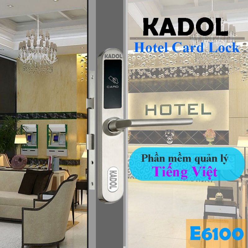 khóa thẻ từ cửa nhôm Kadol E6100