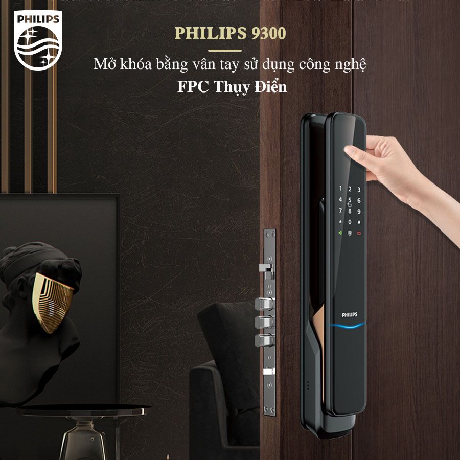 khóa push pull philips 9300
