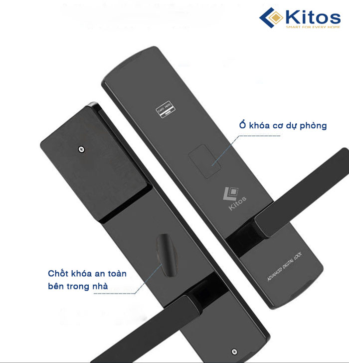 Khóa Khách Sạn Kitos KC-818 6 Khóa thẻ từ Kitos KC-818