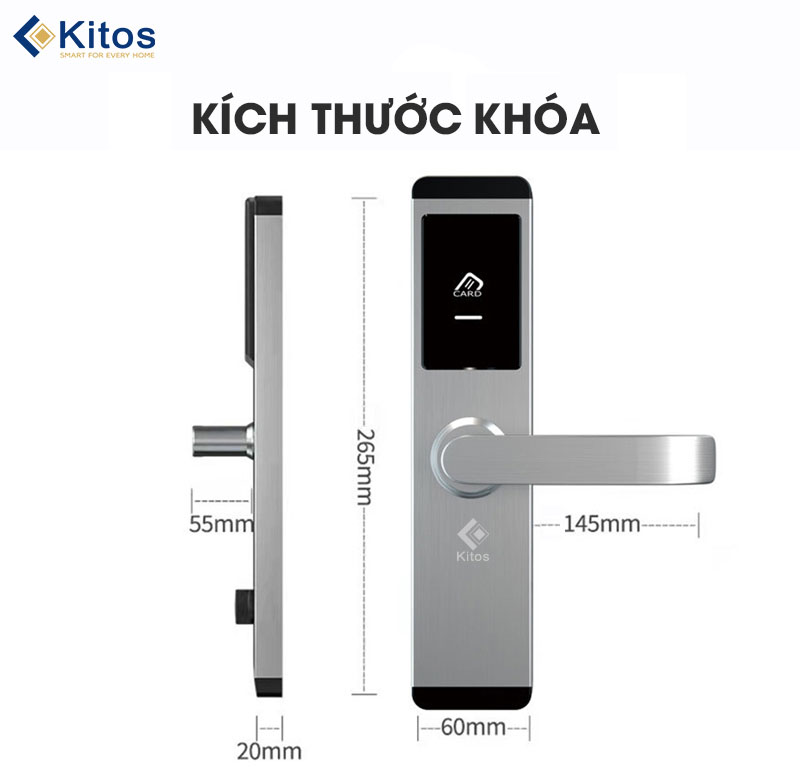 Khóa thẻ từ khách sạn Kitos KC880