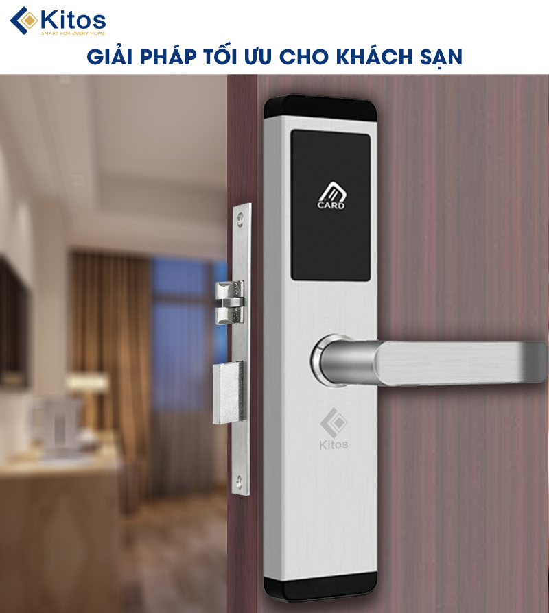Khóa Khách Sạn Kitos KC-880 4 Khóa thẻ từ khách sạn Kitos KC880