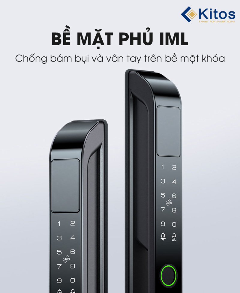 Khoá vân tay cửa nhôm Kitos ALP3 Pro 9 Khoá cửa thông minh Kitos ALP3 PRO
