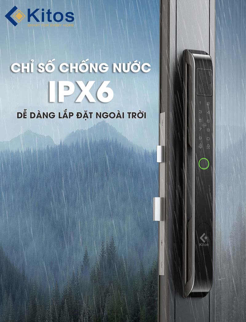 Khoá vân tay cửa nhôm Kitos ALP3 Pro 8 Kitos ALP3 Pro 4