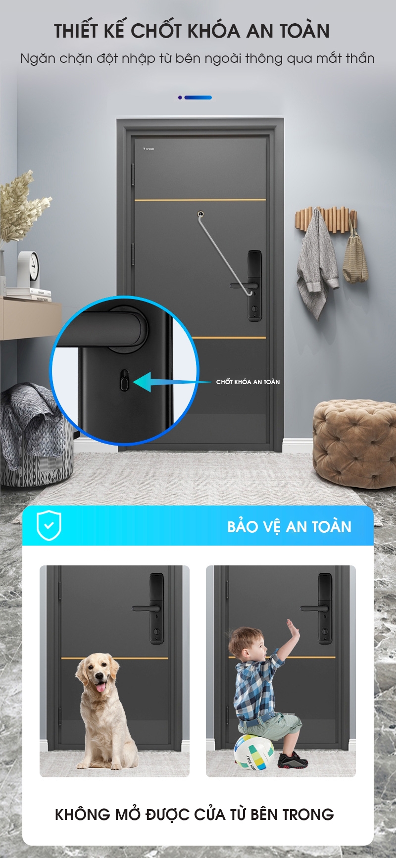 Khóa cửa vân tay KAWA-K204