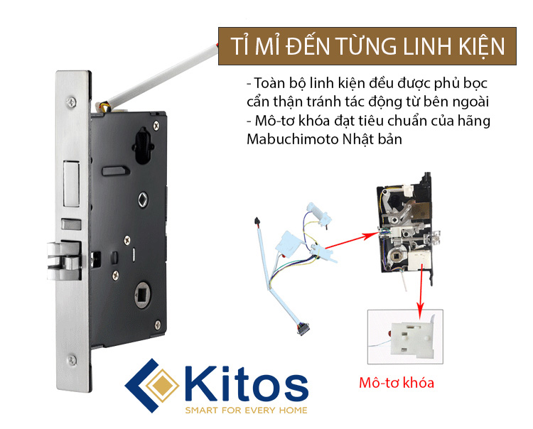Khóa thẻ từ khách sạn Kitos KC-803