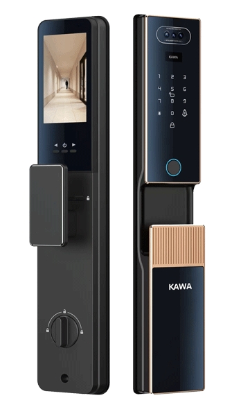 Khóa cửa vân tay KAWA-KT66F - Face ID 3D